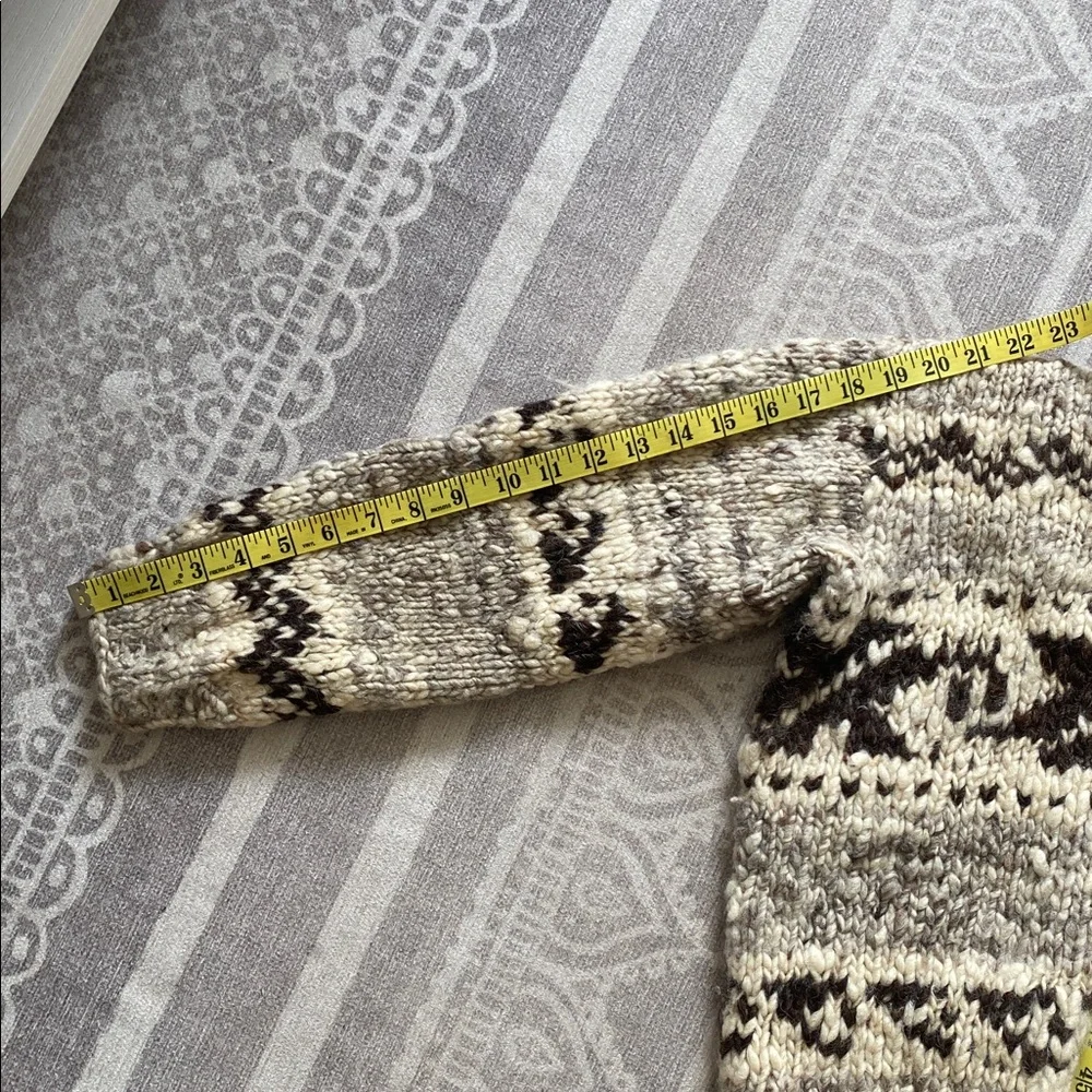 Vintage 1950s/1960s Wool Cowichan Sweater